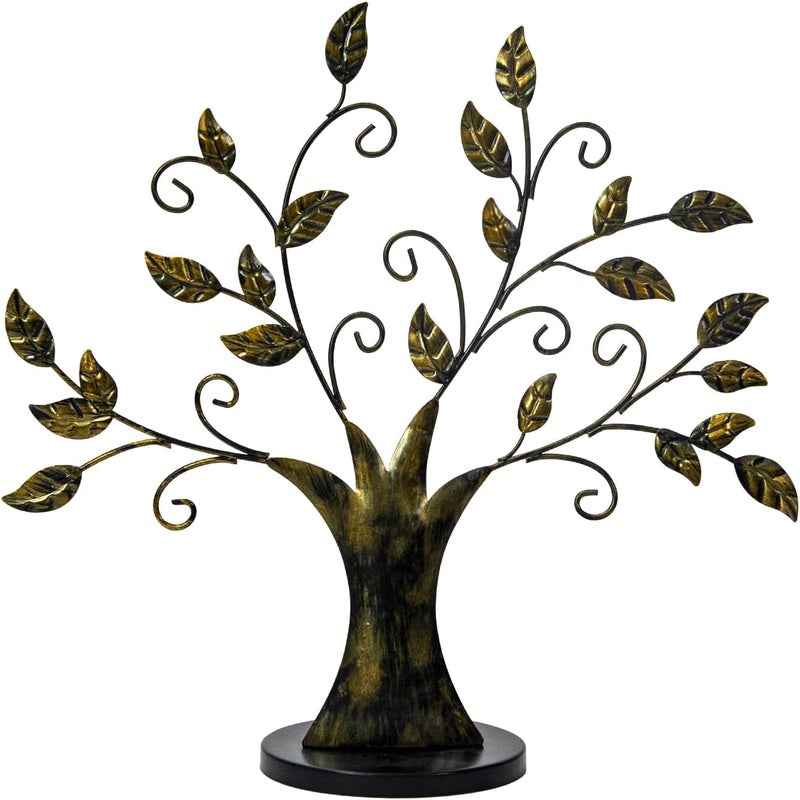 Family Tree Picture Frames for Wall and Table Decor, Ideal Christmas and Birthday Gifts with 6 Hanging Photo Frames( Bronze, 6 - Pack)