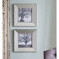 S\u002F2 Vintage Silver Reflective Picture Frames 15x15'